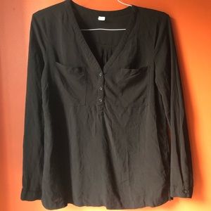 3 for $20/ Old Navy Rayon Black Shirt Size M